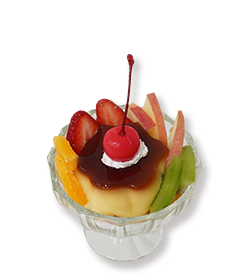 プリンアラモードの写真